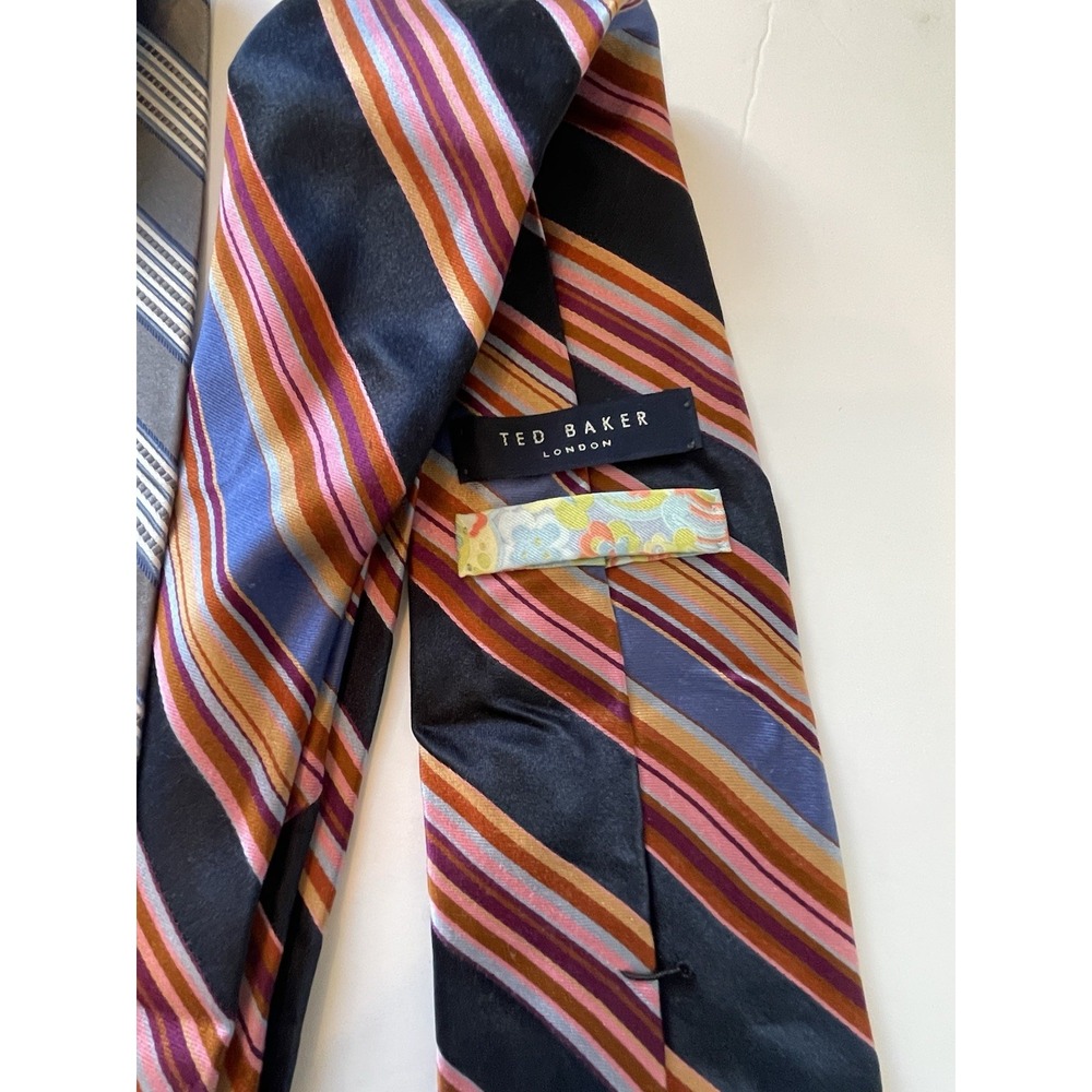 Lot Of‎ 4 Silk & Cotton Brooks Brothers, Baker, Screen Play, Nordstrom - Picture 4 of 8